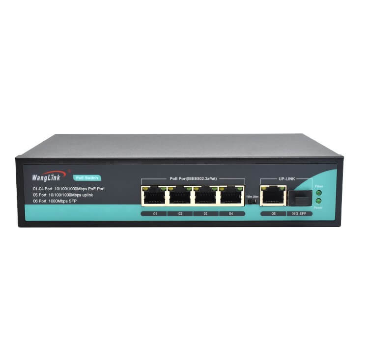 SG411P | Unmanaged Gigabit Poe Powered Switch 4 Port