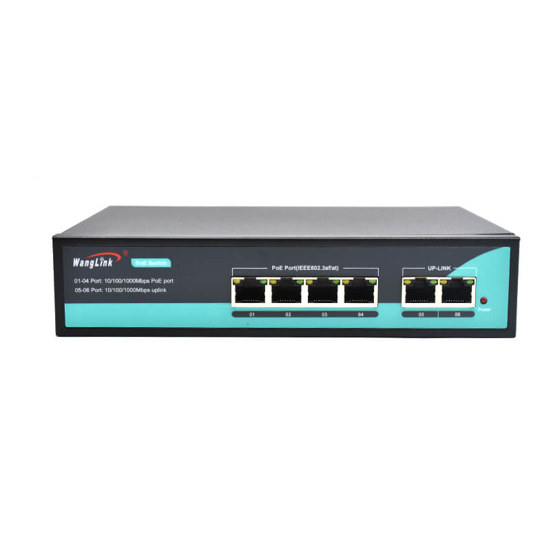 WL-SG42P | Unmanaged Gigabit Switch PoE 4 Port with 2 Ethernet Uplink