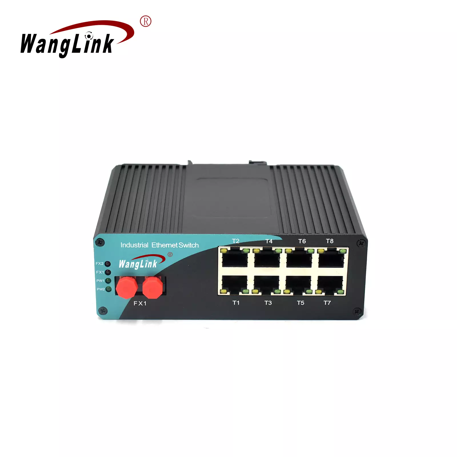 Wanglink Product gallery: ISF801P | Fast Ethernet 8 Port Industrial Unmanaged Poe Switch