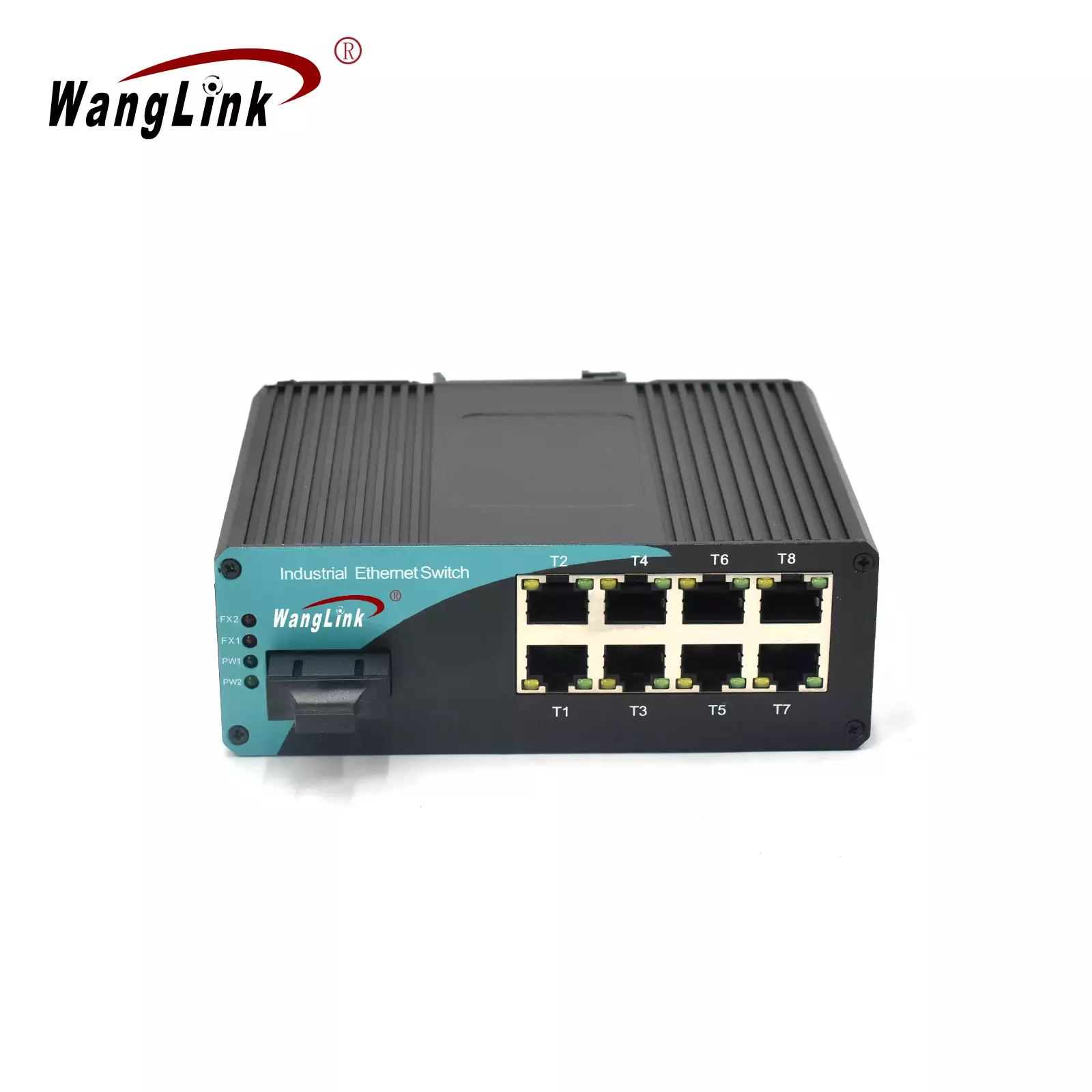 Product gallery: ISF801P | Fast Ethernet 8 Port Industrial Unmanaged Poe Switch