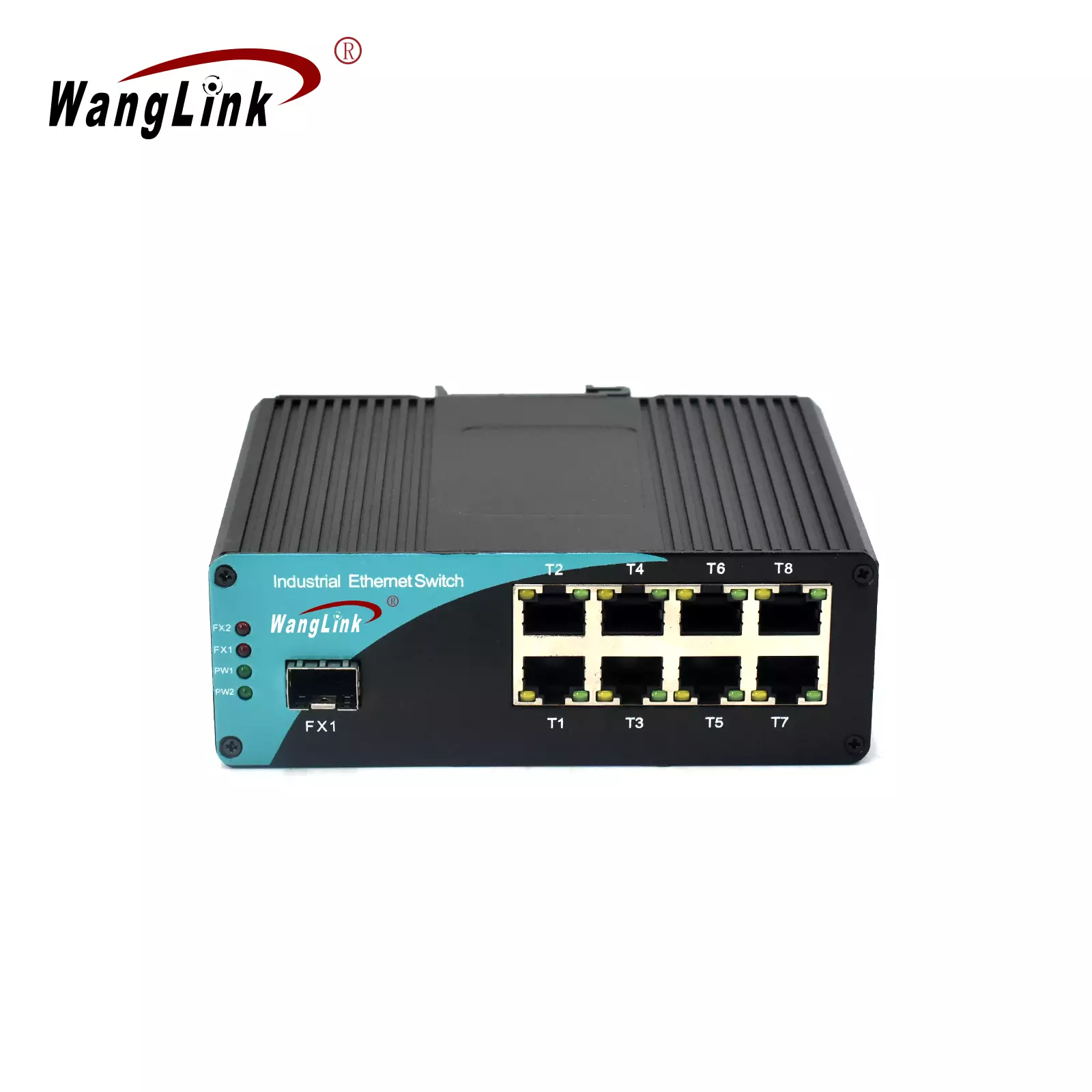 ISF801P | Fast Ethernet 8 Port Industrial Unmanaged Poe Switch