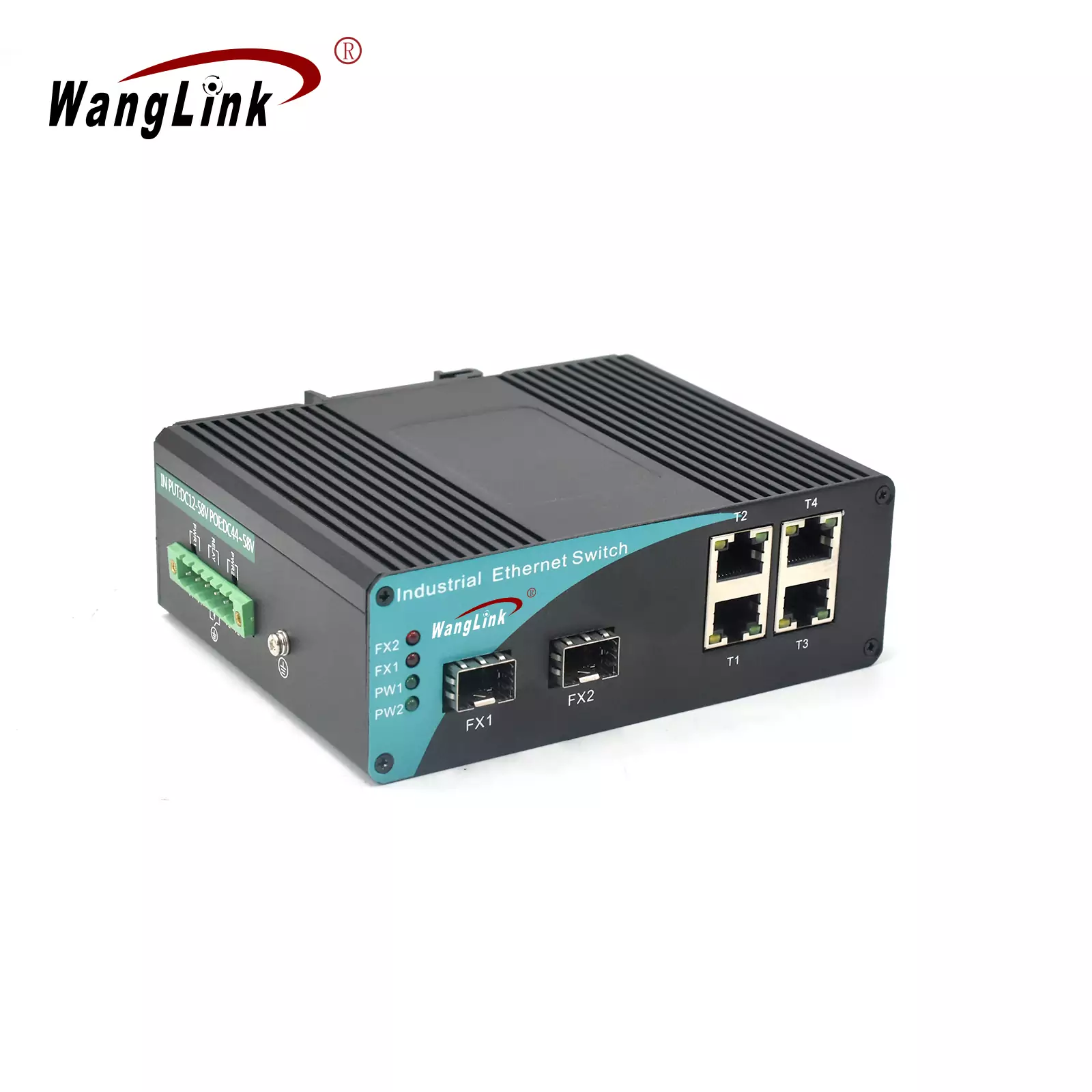 ISF402P | Industrial Ethernet PoE Switch 4FE and 2 SFP/SC/FC/ST/LC