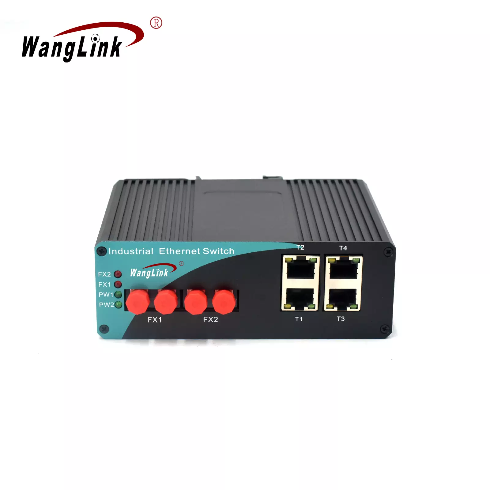 ISF402P | Industrial Ethernet PoE Switch 4FE and 2 SFP/SC/FC/ST/LC