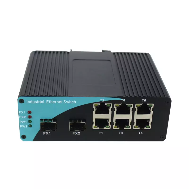 ISF602P | Unmanaged Industrial Switches PoE 6FE 2 SFP/SC/LC/FC/ST