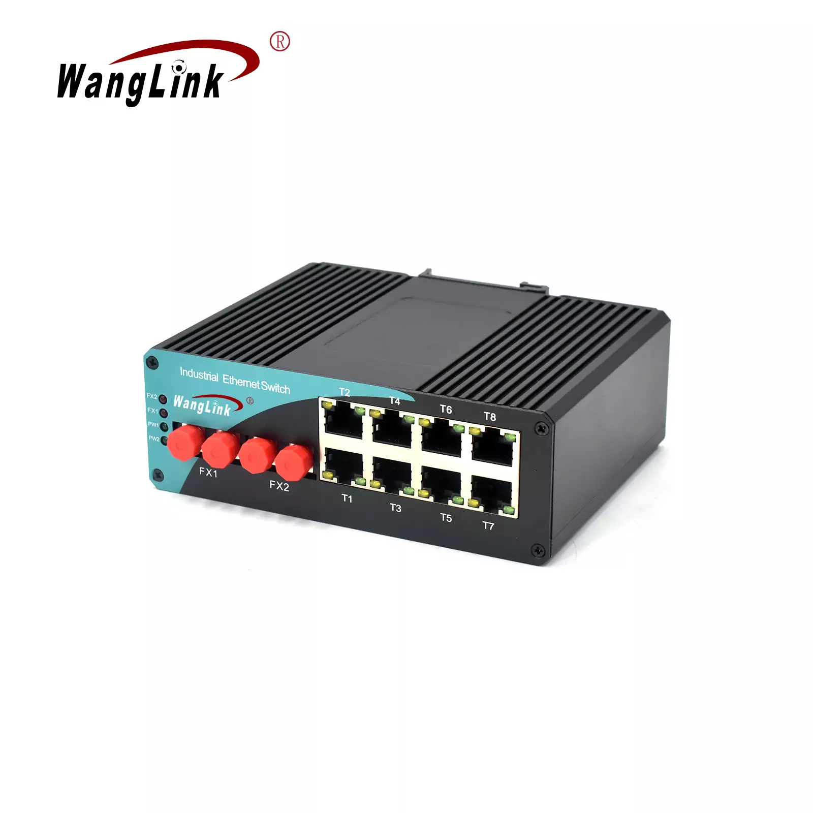 ISF802P | Unmanaged PoE Industrial Switch 8 FE 2 SFP/SC/LC/FC/ST