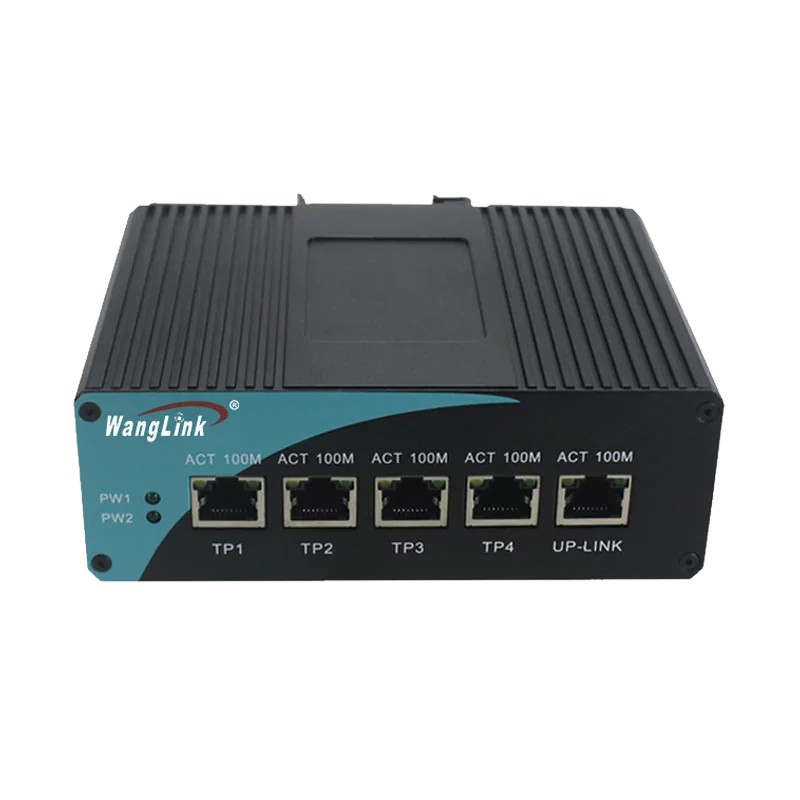 ISF410P | Unmanaged Switch Industrial PoE 5 Port Fast Ethernet