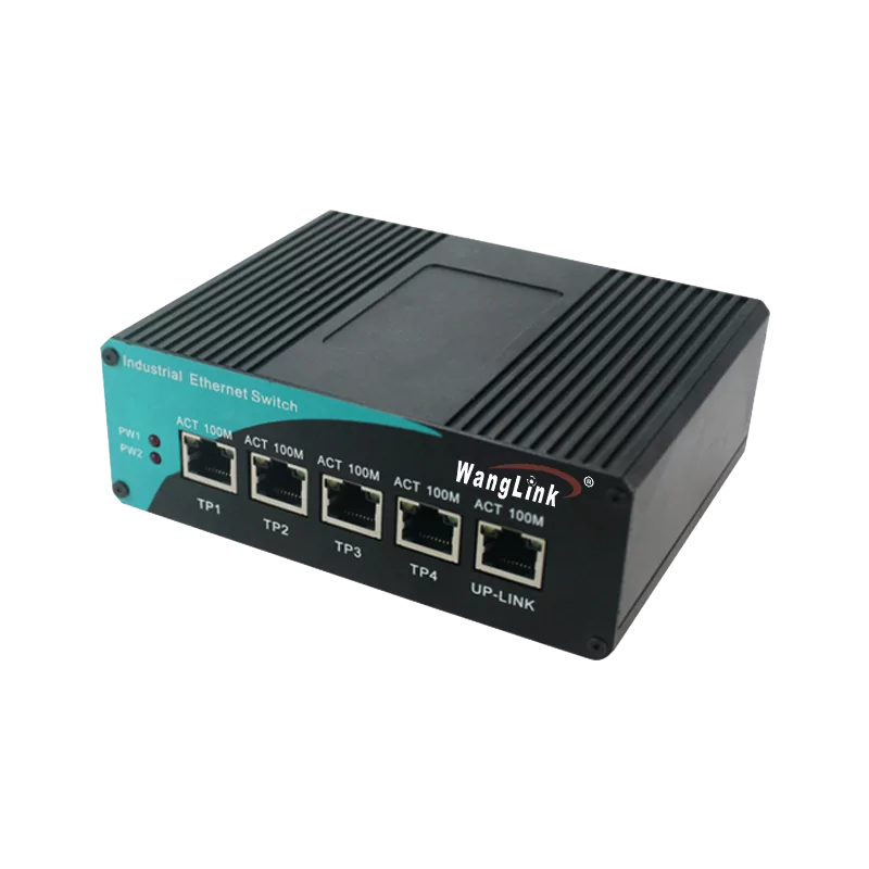 ISF410P | Unmanaged Switch Industrial PoE 5 Port Fast Ethernet