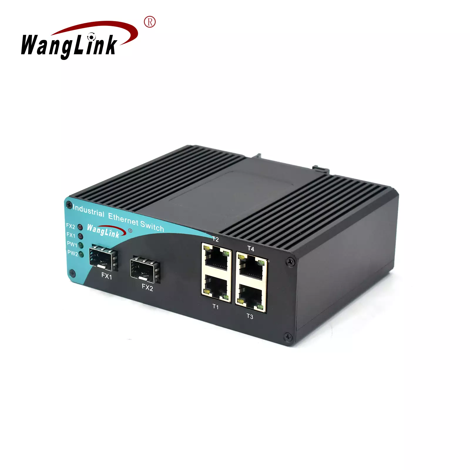 ISG402P | Gigabit Industrial PoE Switch 4 port 2 SFP/LC/SC/FC/ST