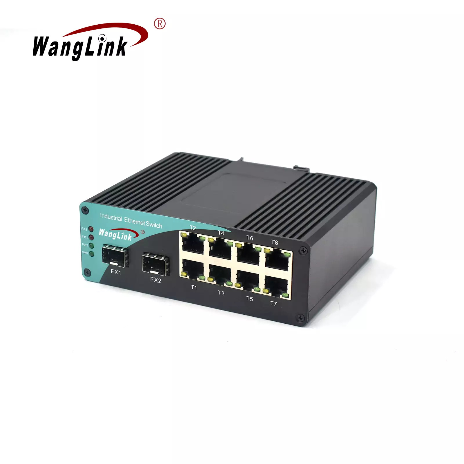 ISG802P | Gigabit 8 Port Industrial PoE Switch 2 SFP/SC/LC/FC/ST