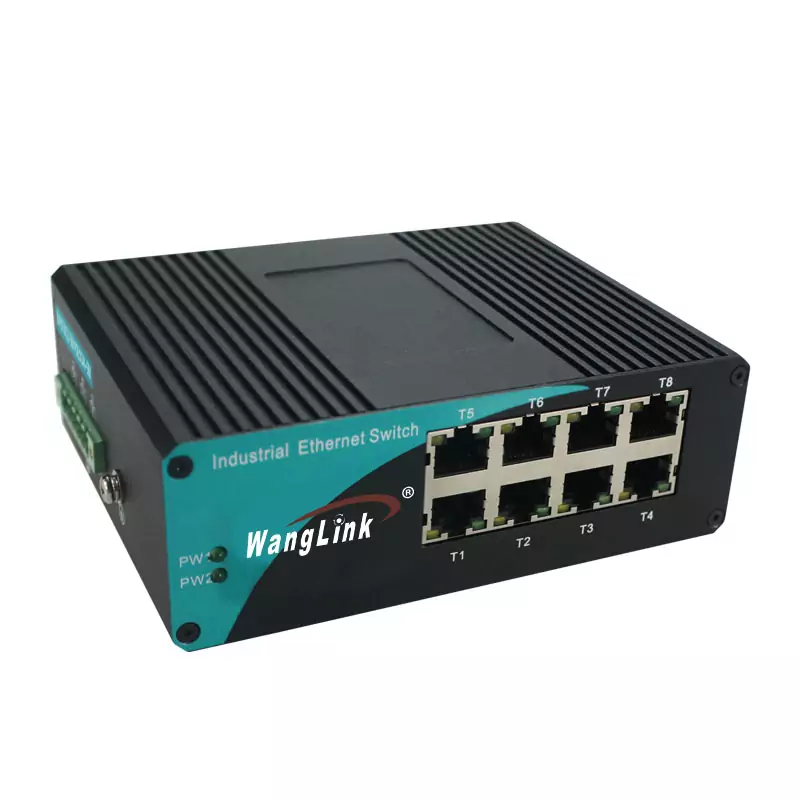 ISG08P | Gigabit 8 Port Industrial PoE Switch