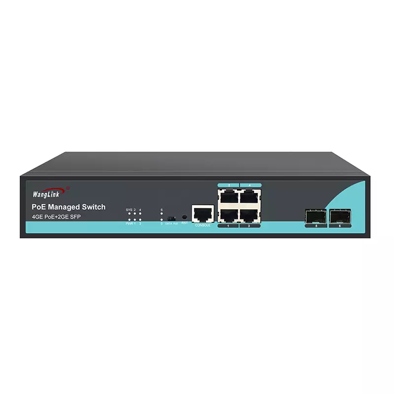 SG402MP | Gigabit Managed PoE Network Switch 4 Port 2 SFP