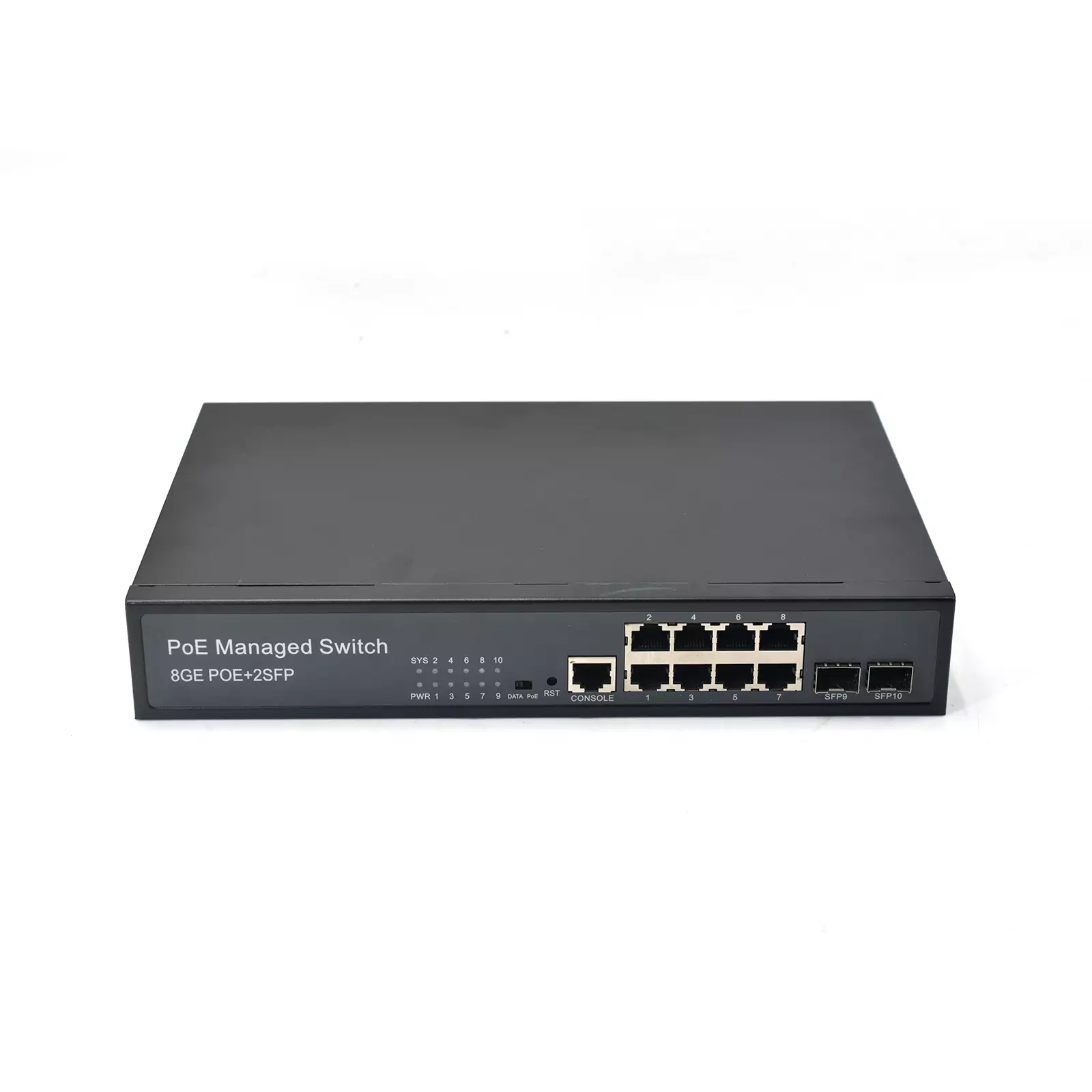 SG802MP | Gigabit Managed Switch PoE 8 Port 2 SFP