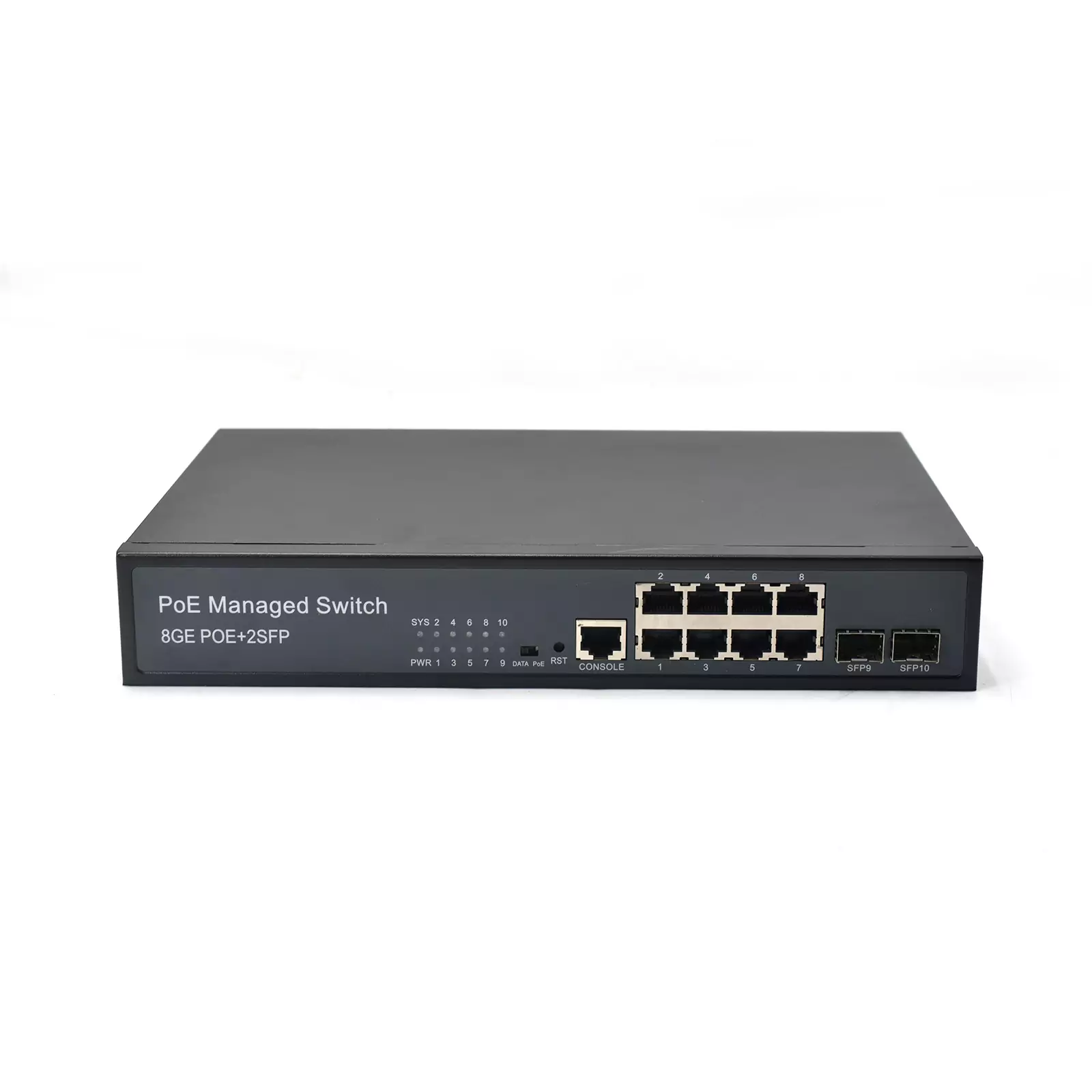 SG802MP | Gigabit Managed Switch PoE 8 Port 2 SFP