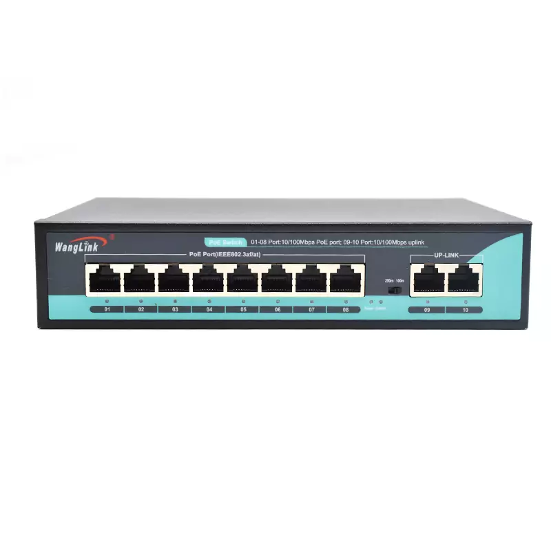 SF82P | Fast Ethernet PoE Powered Switch 8 Port 2 FE Uplink