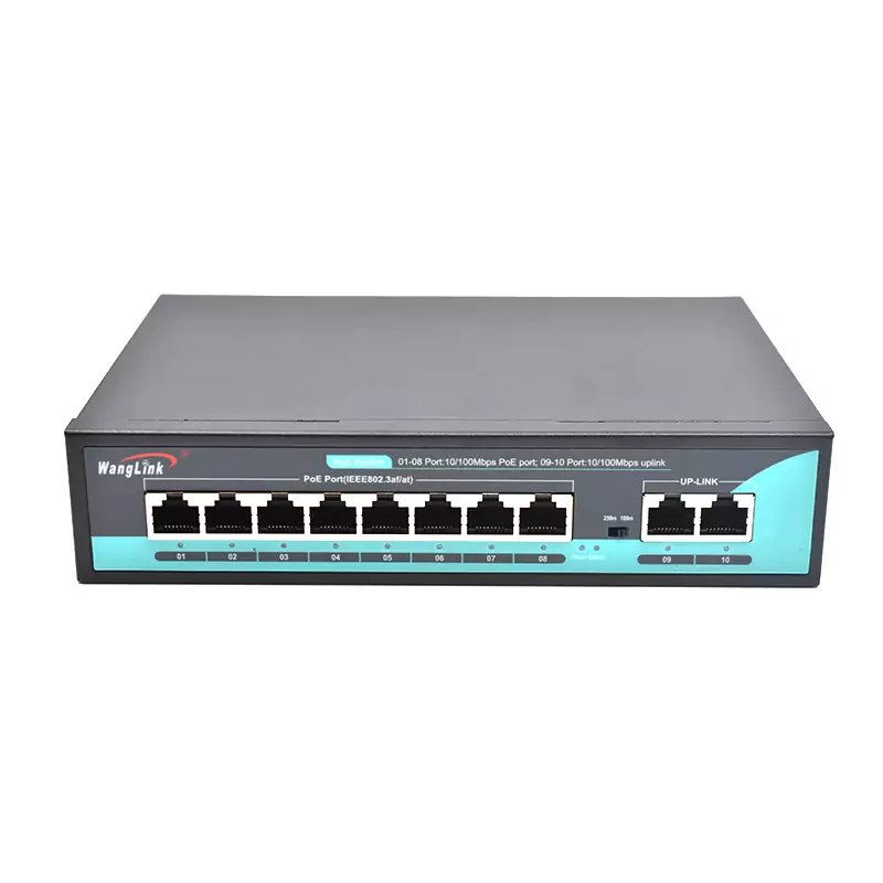 SF82P | Fast Ethernet PoE Powered Switch 8 Port 2 FE Uplink