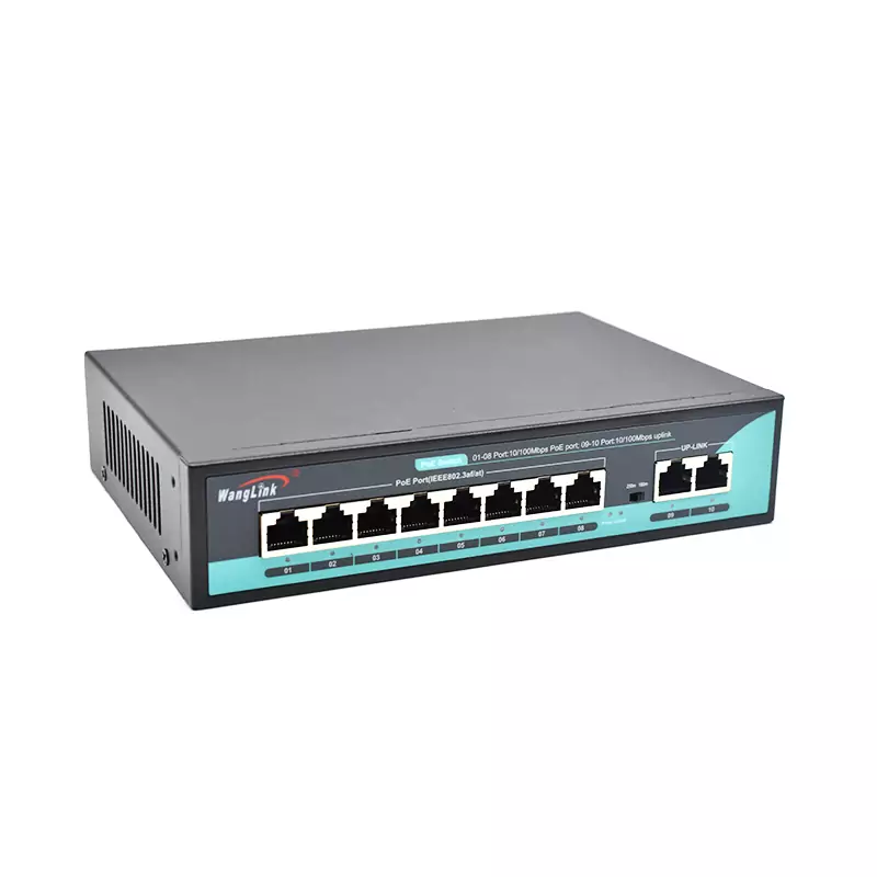 SF82P | Fast Ethernet PoE Powered Switch 8 Port 2 FE Uplink