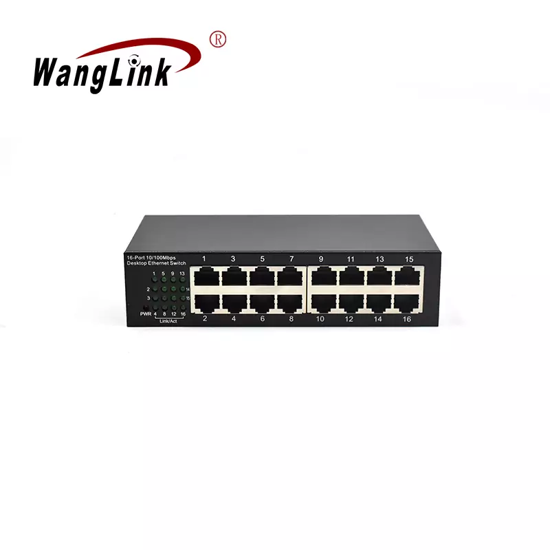 SF16-MINI | Fast unmanaged ethernet switch 16 port