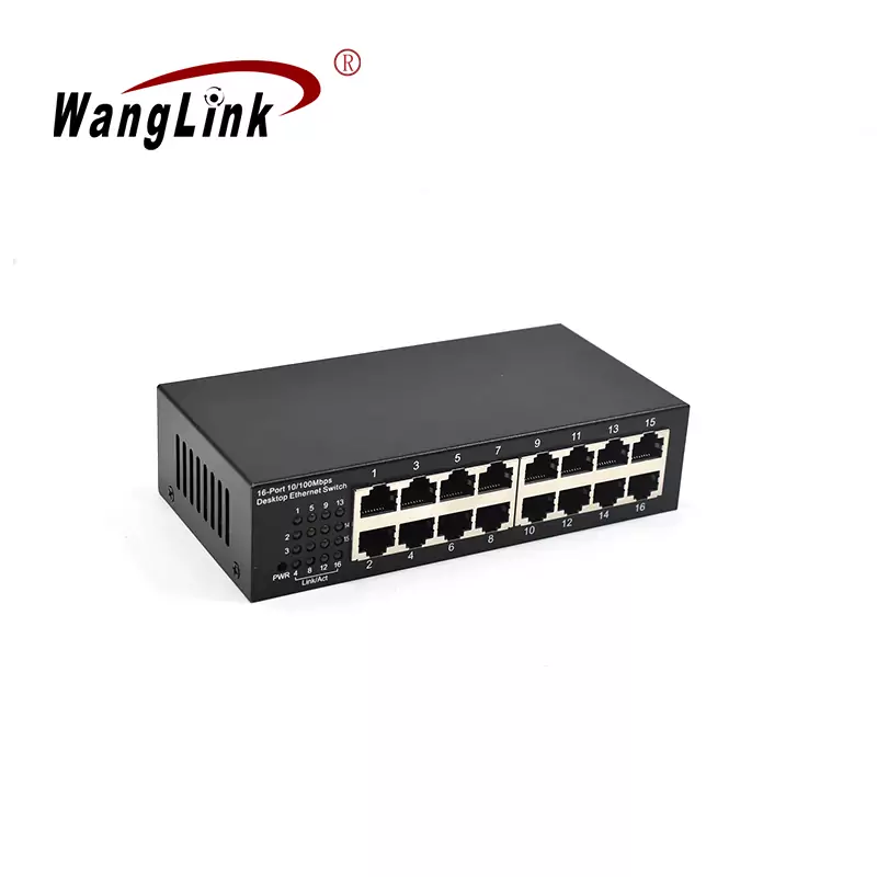 SF16-MINI | Fast unmanaged ethernet switch 16 port