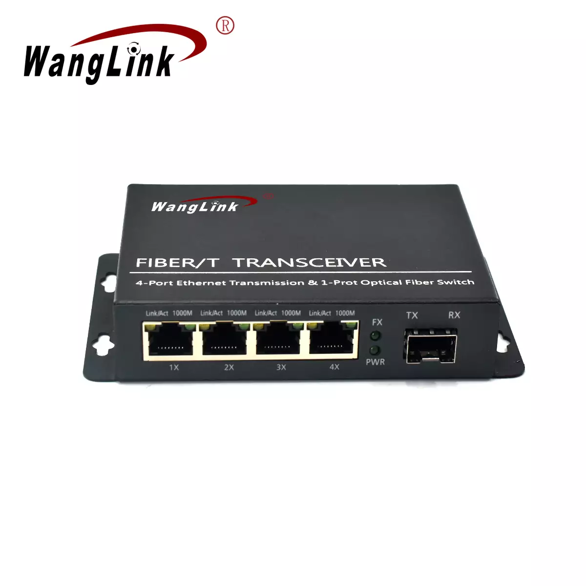 gallery: CG401 | Gigabit ethernet fiber optic media converter 4 Port 1 SFP/SC/LC/FC/ST