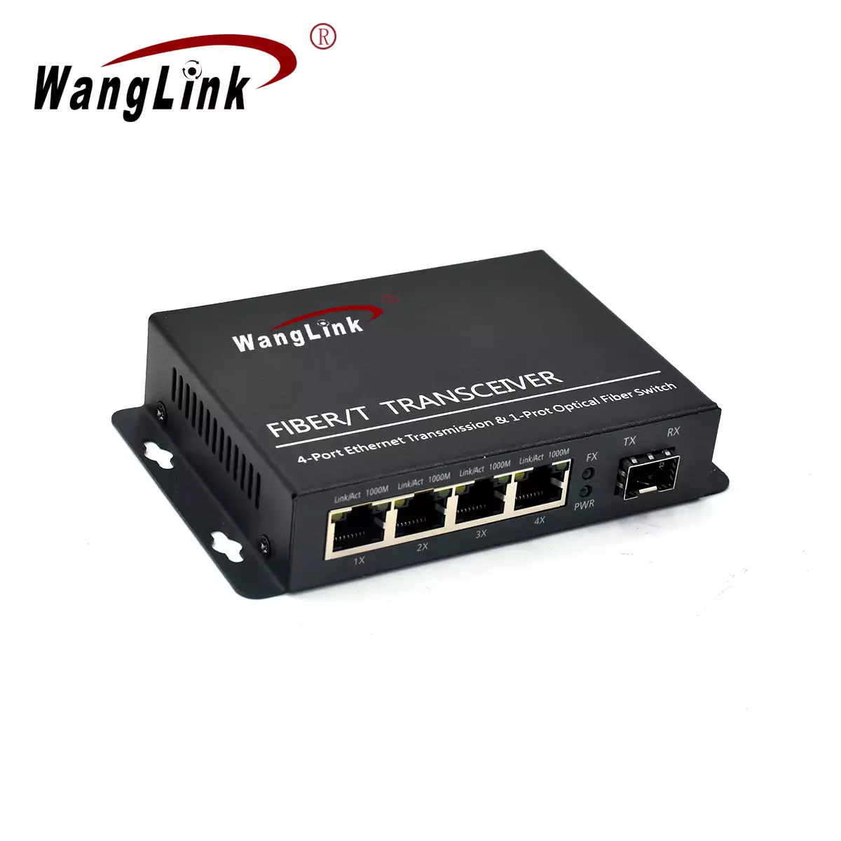 gallery: CG401 | Gigabit ethernet fiber optic media converter 4 Port 1 SFP/SC/LC/FC/ST