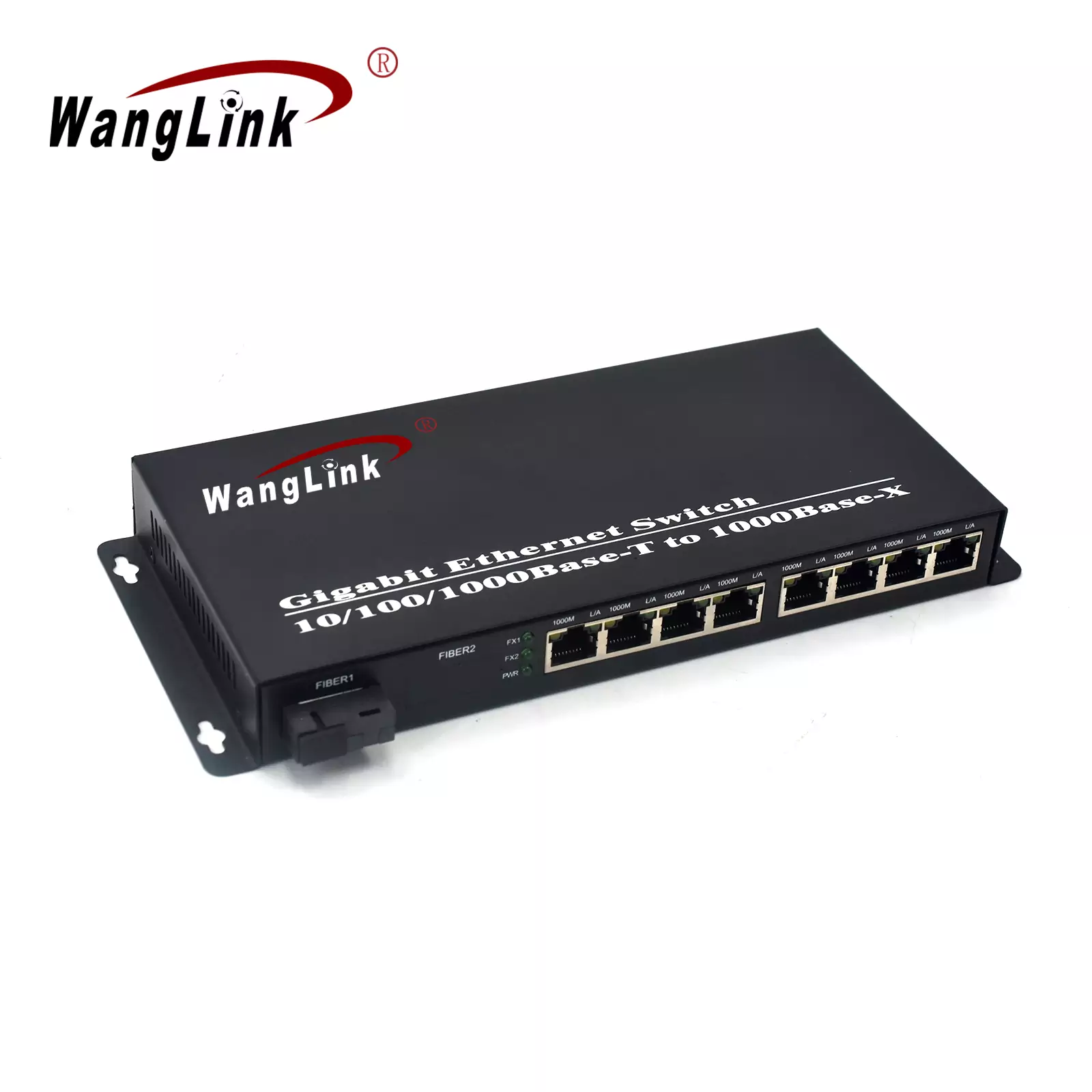 gallery:CG801 | Gigabit ethernet media converter fiber 8 port 1 SFP/SC/LC/FC/ST