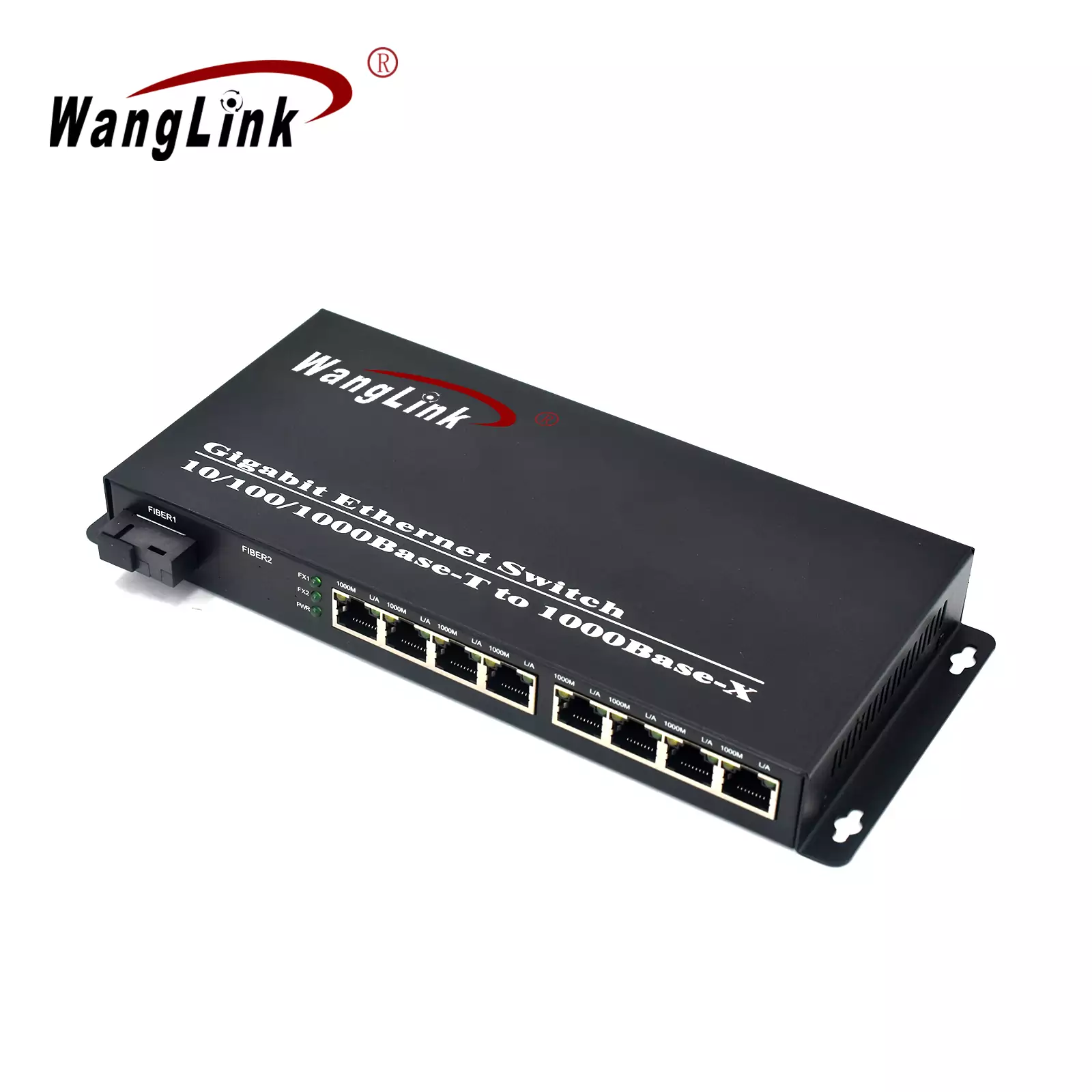 gallery:CG801 | Gigabit ethernet media converter fiber 8 port 1 SFP/SC/LC/FC/ST