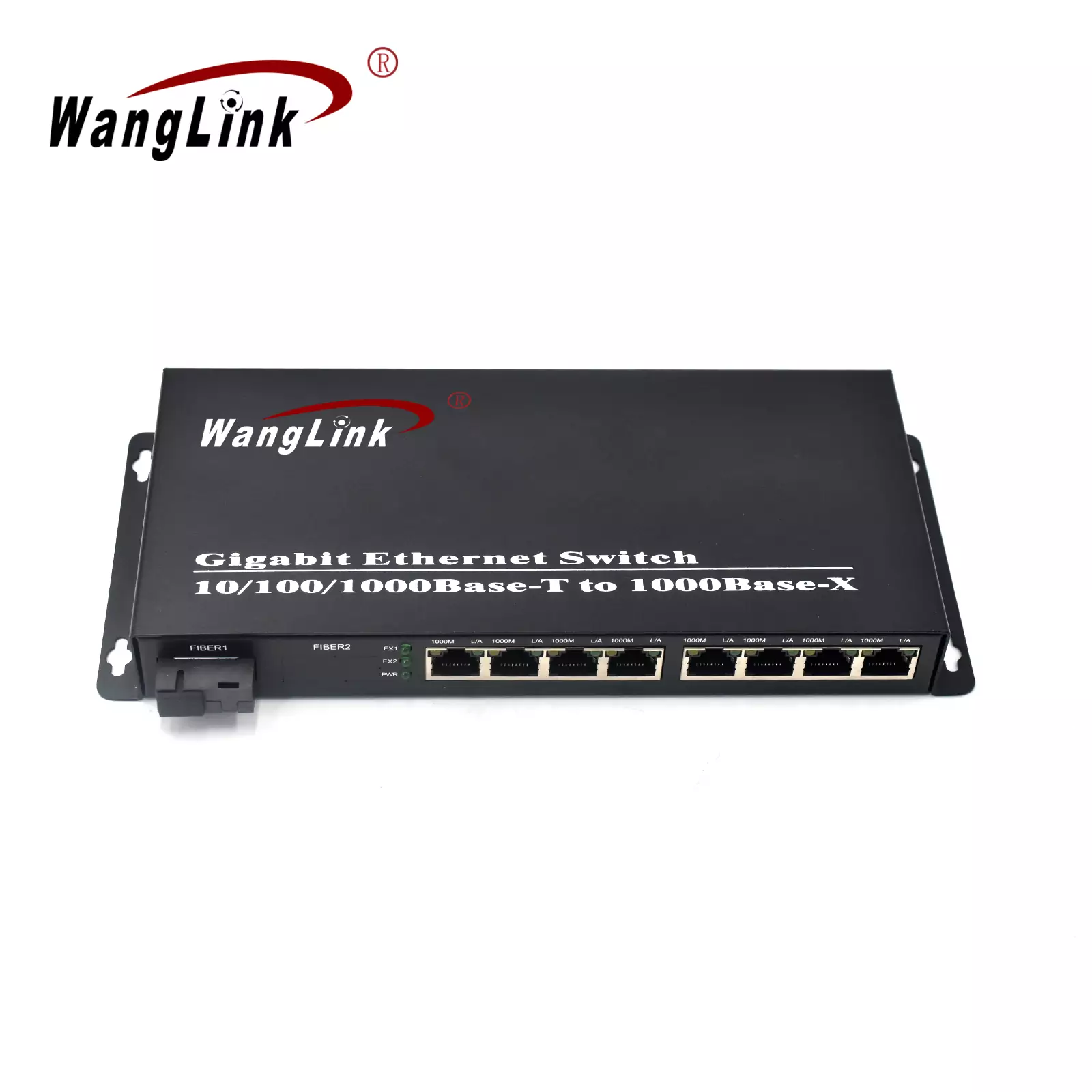 gallery:CG801 | Gigabit ethernet media converter fiber 8 port 1 SFP/SC/LC/FC/ST