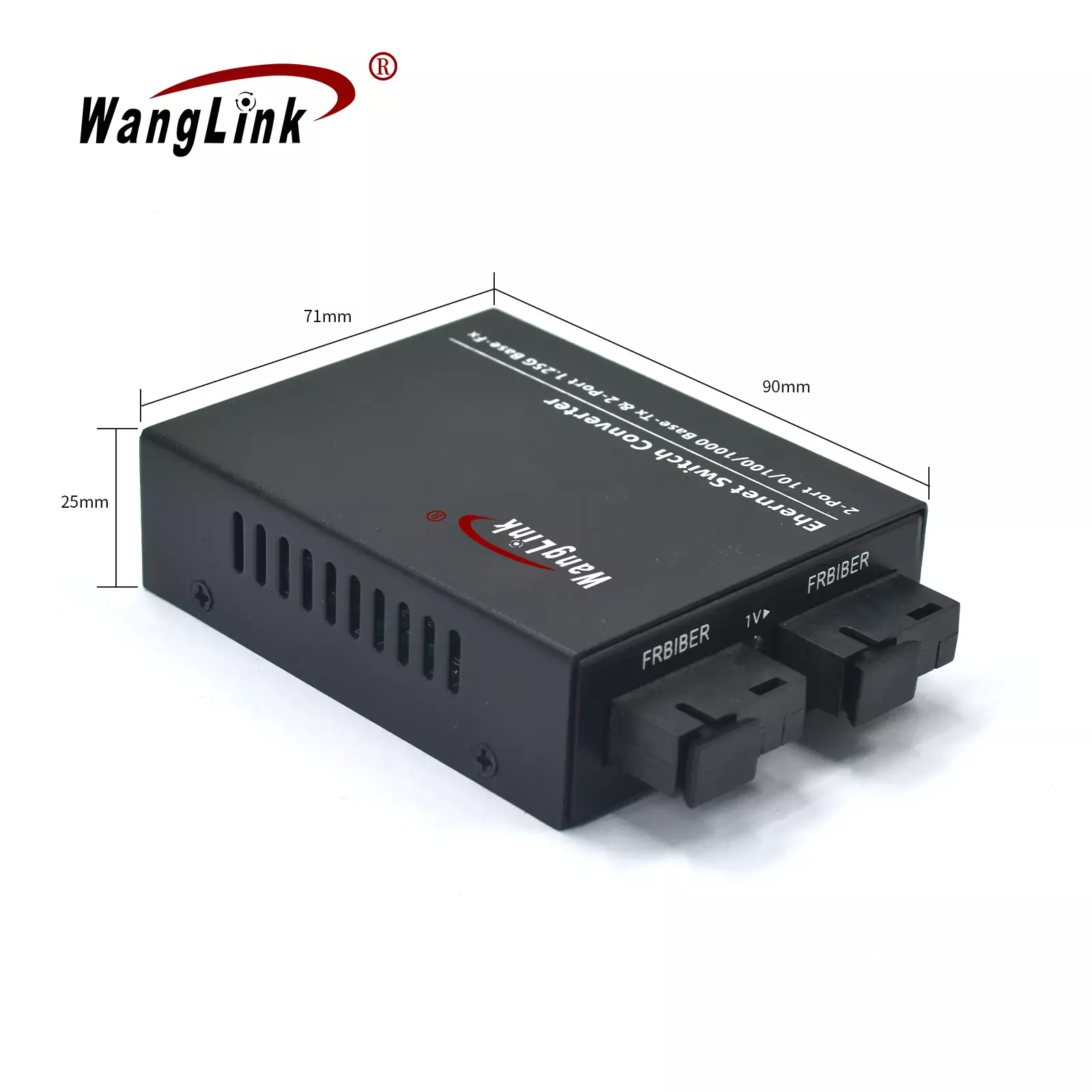 SIZE: MAIN IMAGE: CG202-S | Gigabit fiber optic media converter 2 port 2 SFP/SC/LC/FC/SFT