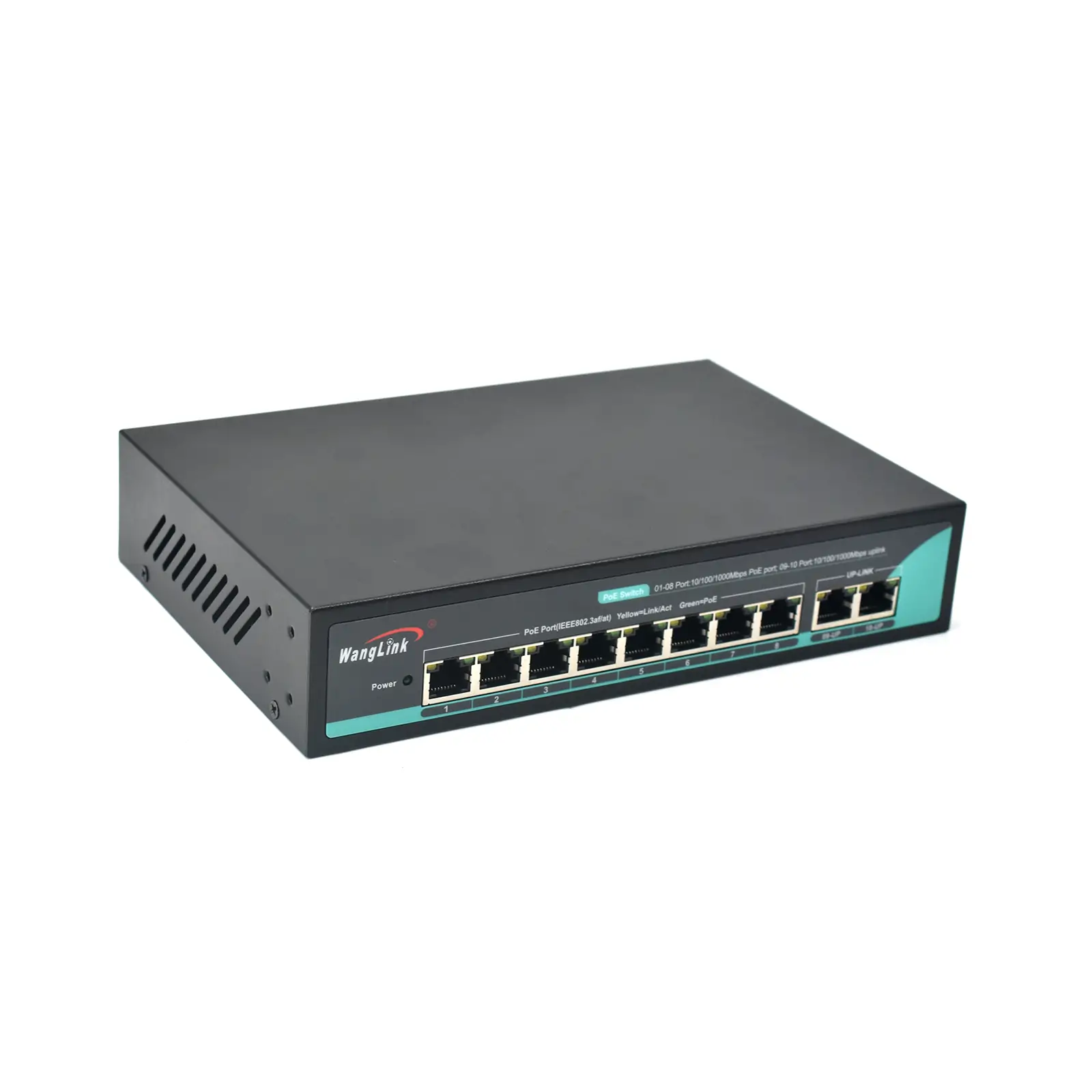 SG82P | 8 port poe gigabit switch 2 Uplink