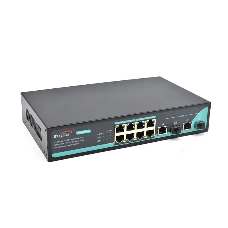 GALLERY: SG822P | gigabit switch poe 8 port 2 uplink 2 SFP/LC/FC/SC/ST