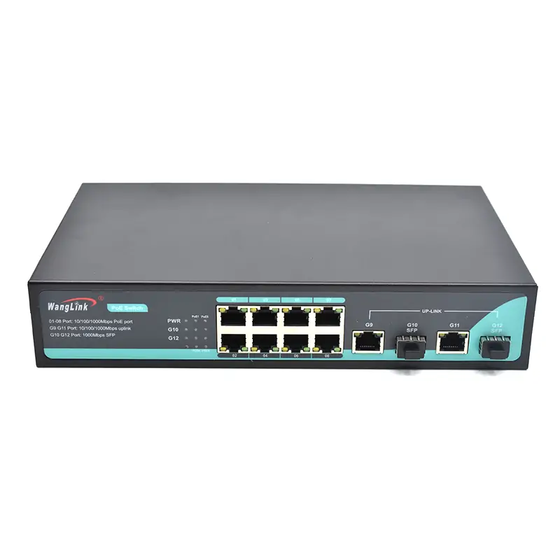 GALLERY: SG822P | gigabit switch poe 8 port 2 uplink 2 SFP/LC/FC/SC/ST