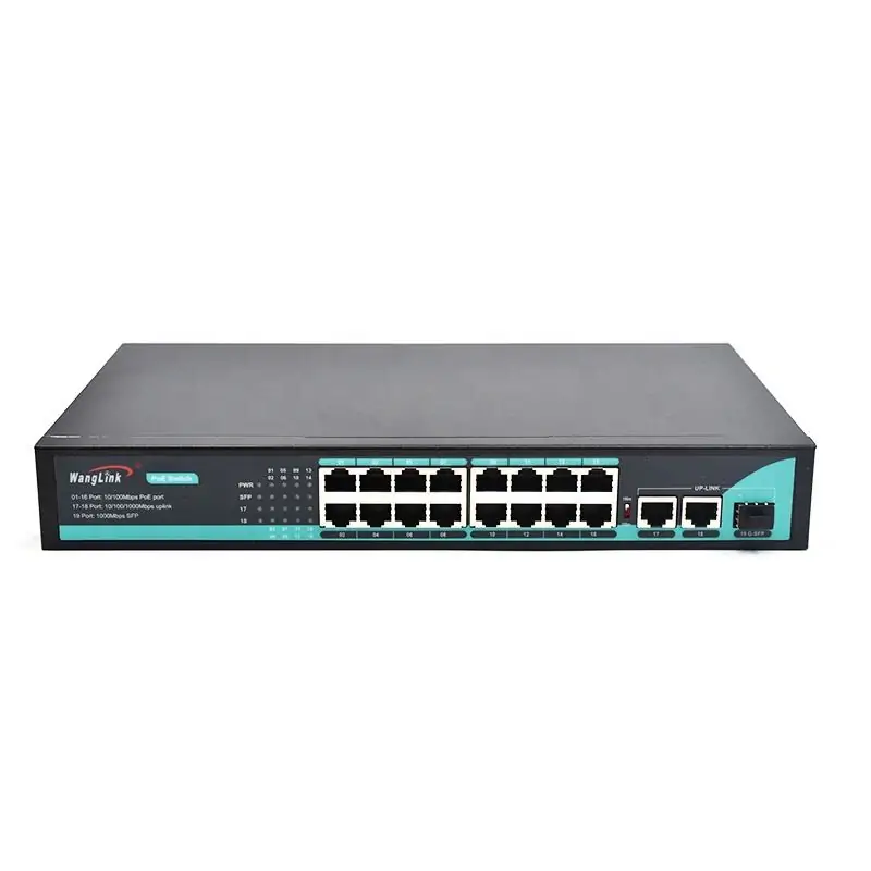 gallery: SL1621P | Gigabit 16 port poe network switch 2 Uplink 1 SFP/LC/SC/FC/ST