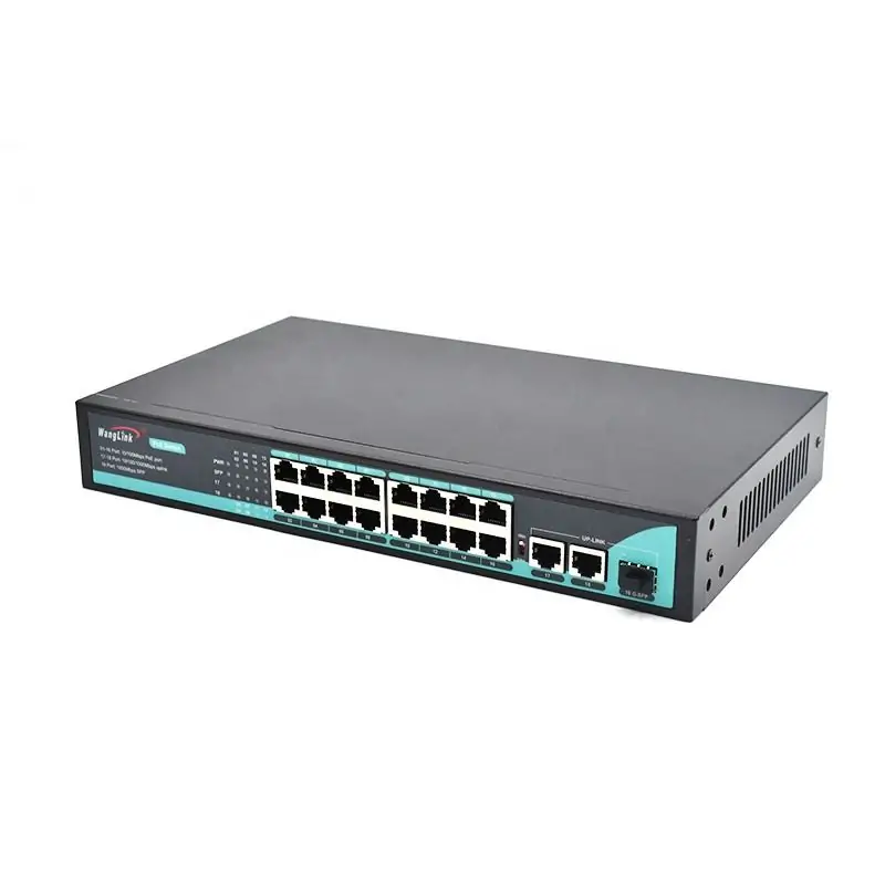 gallery: SL1621P | Gigabit 16 port poe network switch 2 Uplink 1 SFP/LC/SC/FC/ST