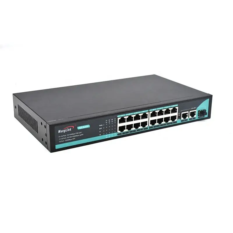 gallery: SL1621P | Gigabit 16 port poe network switch 2 Uplink 1 SFP/LC/SC/FC/ST