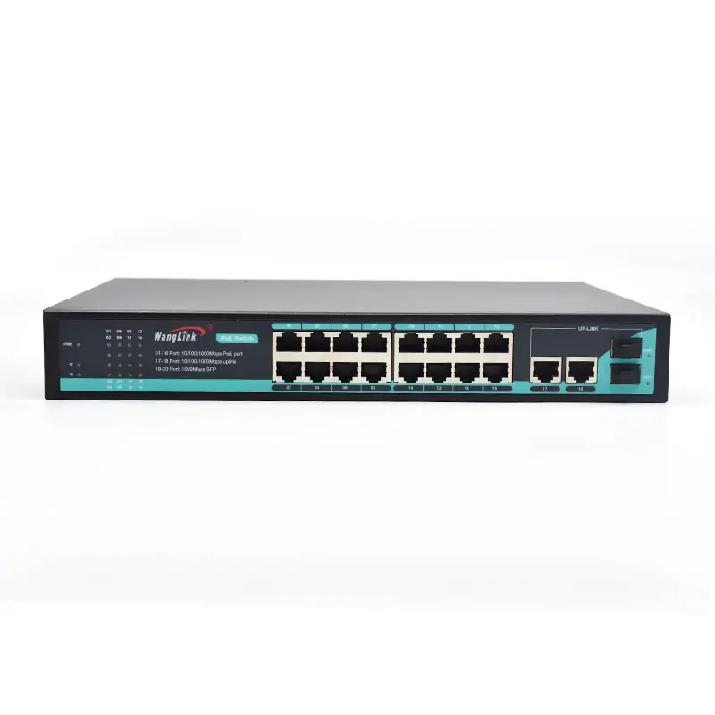 SG1622P | Gigabit unmanaged switch poe 16 port 2 uplink 2 sfp/lc/sc/fc/st