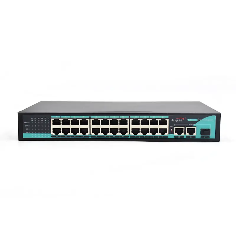 SL2421P | Unmanaged poe switch 24 port 10/100mbps 2 Gigabit uplink 1 SFP