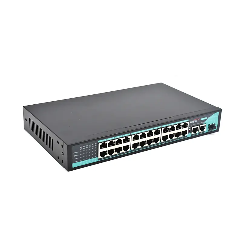 GALLERY: SL2421P | Unmanaged poe 24 port 10/100mbps 2 Gigabit uplink 1 SFP