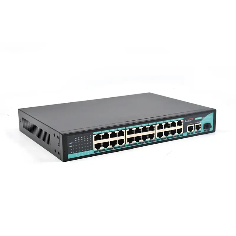 GALLERY: SG2421P | Gigabit unmanaged 24 port poe network switch 2 uplink 1 SFP