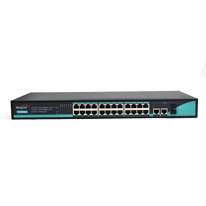 SG2422P-SFP-R | Rack mount unmanaged gigabit switch poe 24 port 2 uplink 2 sfp