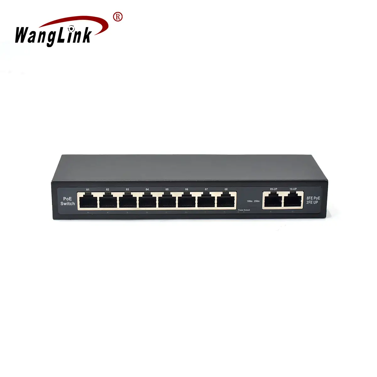 SF82NP | Unmanaged non-standard poe protocol 8 port switch with poe 2 uplink