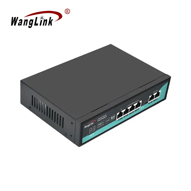 SF42P-V2 | Fast ethernet switch poe 4 ports with 2 uplink