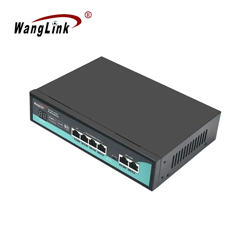 SF42P-V2 | Fast ethernet switch poe 4 ports with 2 uplink