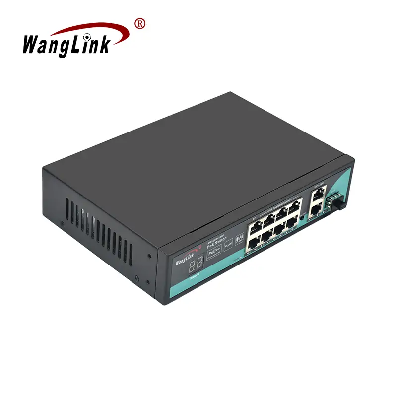 gallery: SL821P-V2 | Fast ethernet Unmanaged 8 ports poe switch 2 gigabit uplink 1 SFP