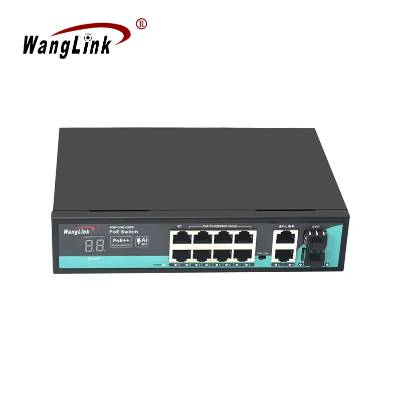 gallery: SG822P-V2 | Unmanaged poe switch gigabit 8 port 2 Uplink 2 SFP