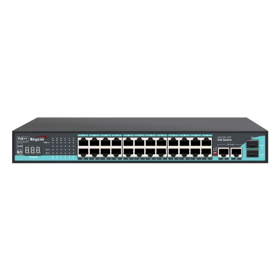 SG2422P-V2 | Unmanaged Gigabit 24 port poe network switch 2 uplink 2 SFP