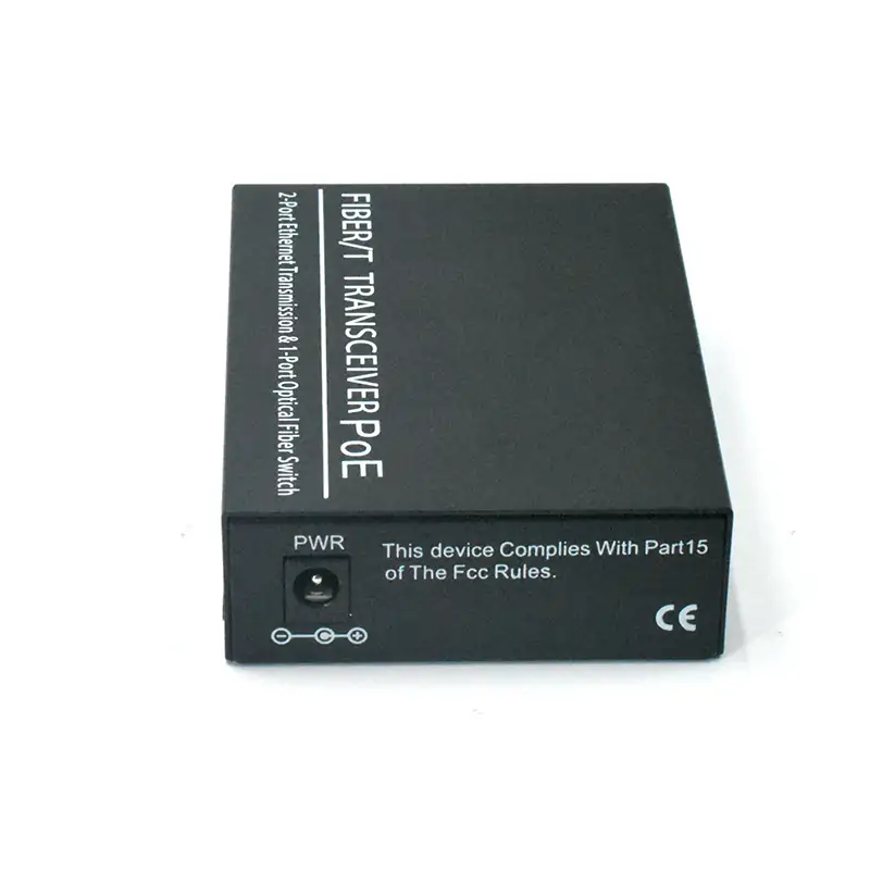 Product gallery: CG201P | Gigabit media converter with poe 2 RJ45 1 Fiber port