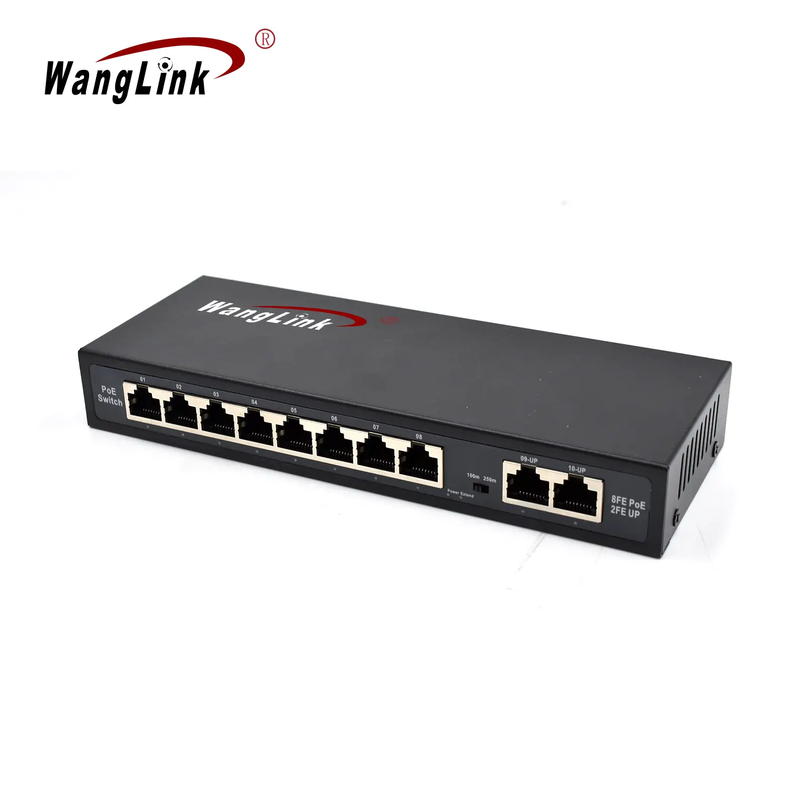 gallery: SF82P-E | Unmanaged Fast ethernet 8 port switch poe with 2 uplink