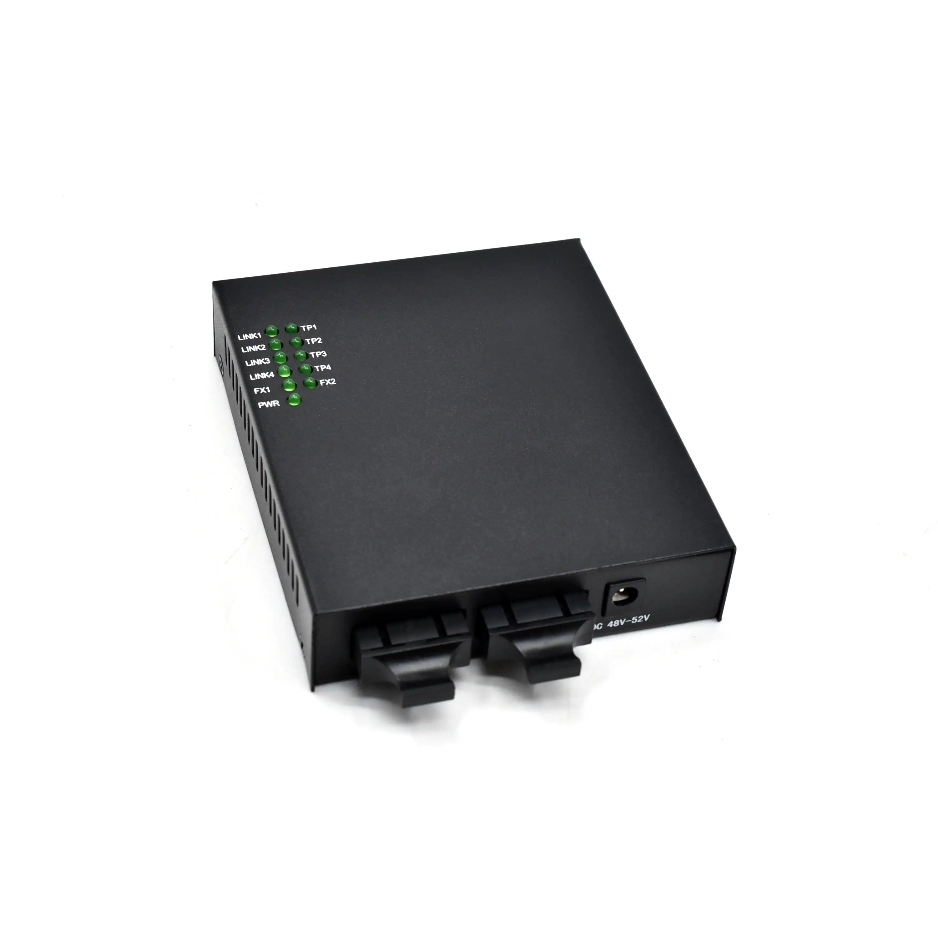 Product gallery: CF402P | 10/100mbps fiber media converter with poe 4 RJ45 2 Fiber Port