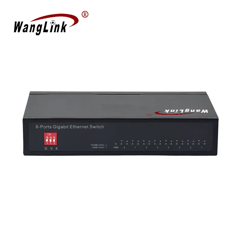 Product gallery: SG08T-V2 | Unmanaged 8 port gigabit ethernet switch